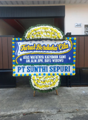 Papan Bunga Duka di Gollo